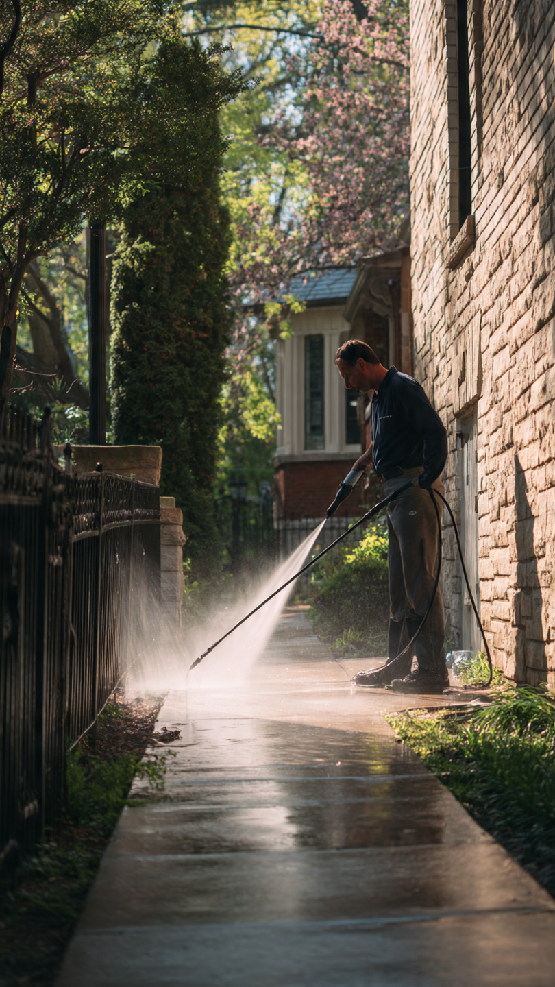 Professional Pressure Washing Team